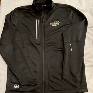 OGIO NASCAR NBC Jacket Black Full Zip Athletic Endurance Logo Men's Medium